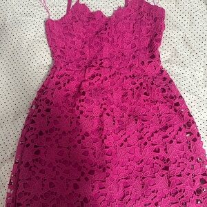 Pink Lace Francesca’s Dress